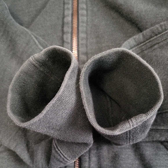 American Giant Women's Classic Full-zip Hoodie In Hunter Green - Picture 7 of 7